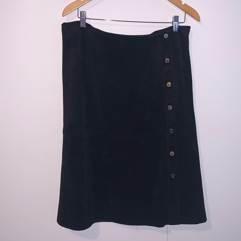 Calvin Klein Size 12 Faux suede A Line like new condition